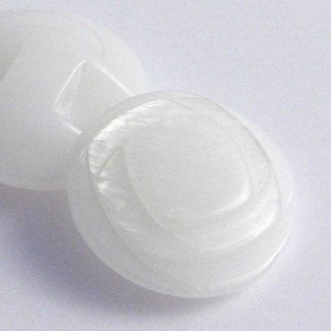 18mm White Vintage Style Shank Sewing Button