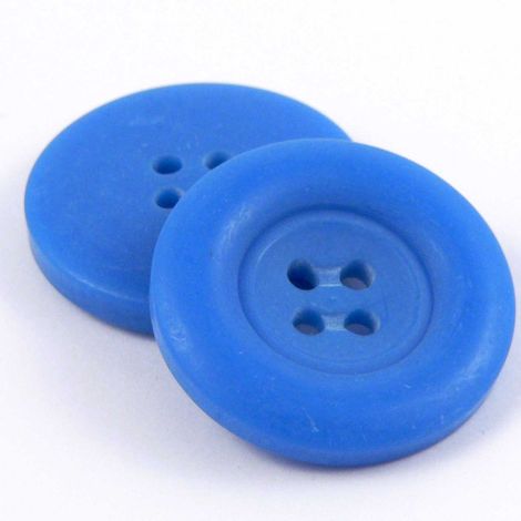 26mm Blue 4 Hole Coat Button
