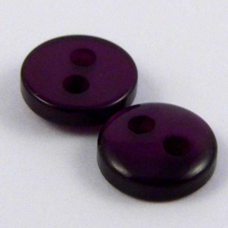 6mm Pearl Purple 2 Hole Button