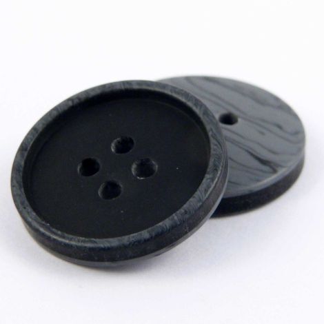 21mm Charcoal & Grey 4 Hole Suit Button 