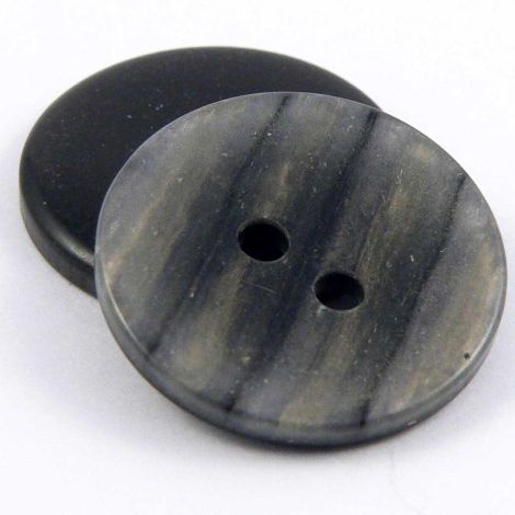 18mm Brown Two-Tone 2 Hole Sewing Button