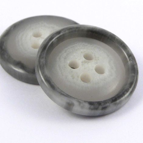 23mm Grey Bark Effect 4 Hole Sewing Button
