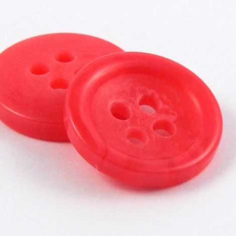 15mm Red Marble 4 Hole Sewing Button