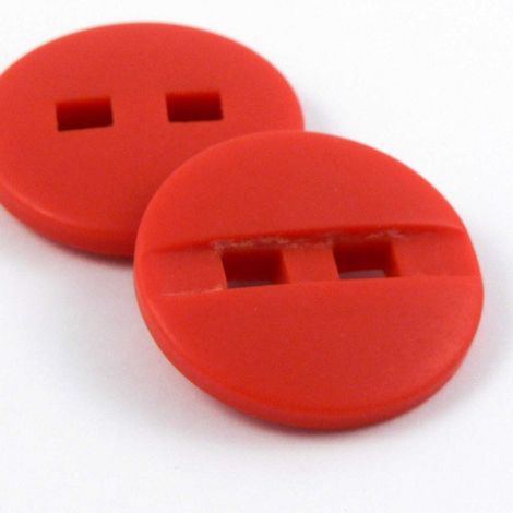 25mm Orange Square Hole 2 Hole Coat Button