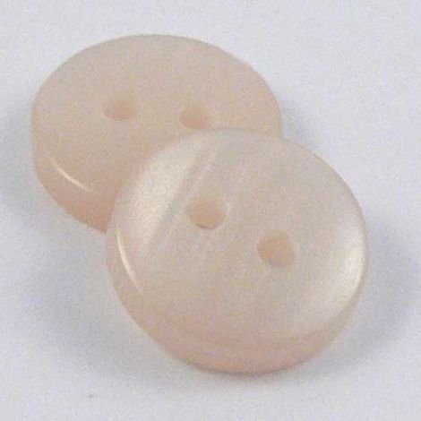 10mm Pale Blush Pink Pearl 2 Hole Sewing Button