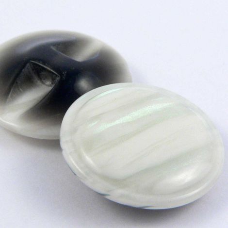 20mm Iridescent White Shank Sewing Button