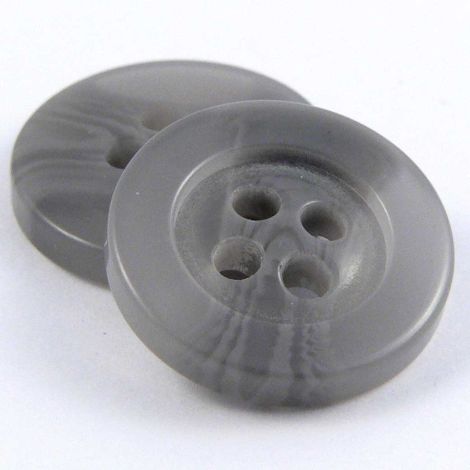 15mm Pale Grey Marble  2 Hole Sewing Button
