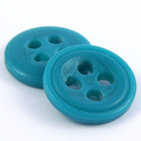 18mm Green Contemporary 4 Hole Sewing Button