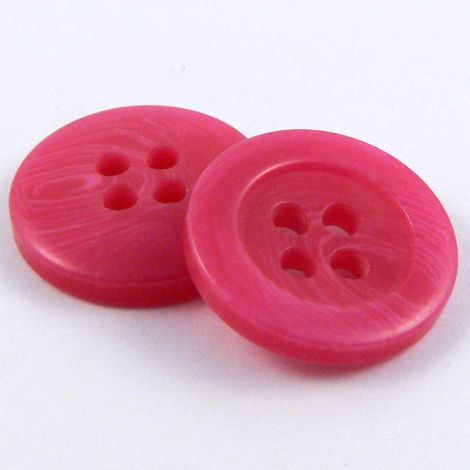 15mm Pink Marble 4 Hole Sewing Button