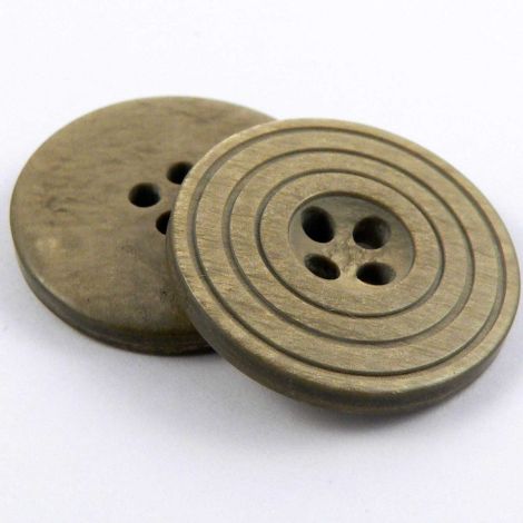 23mm Gold Marble Target Style 4 hole Sewing Button 
