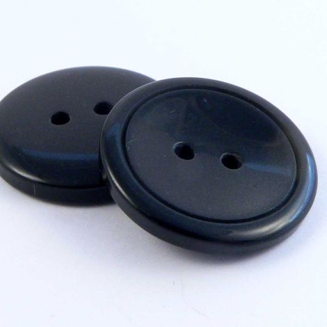 25mm Pearl Dark Grey 2 Hole Coat Button