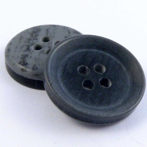 15mm Mid Grey 4 Hole Suit Button 