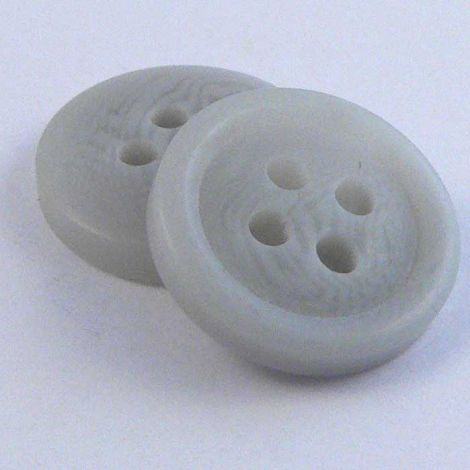 13mm Pale grey 4 Hole Sewing Button