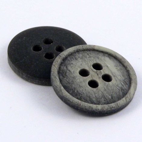 18mm Rustic Brown 4 hole Sewing Button 