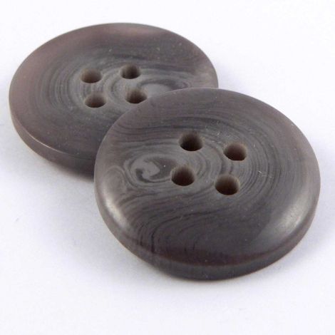 20mm Taupe & Grey 4 Hole Sewing Button