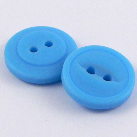 13mm Turquoise 2 Hole Shirt Button