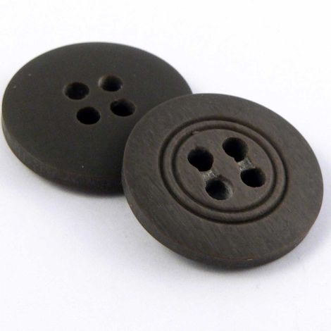 18mm Brown 4 Hole Sewing Button