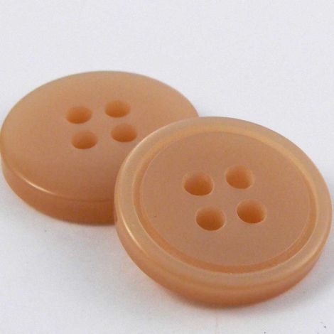 18mm Pale Ginger Pearl 4 Hole Sewing Button