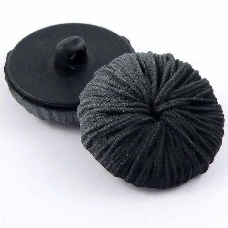 15mm Graduated Grey Faux Fabric Shank Sewing Button