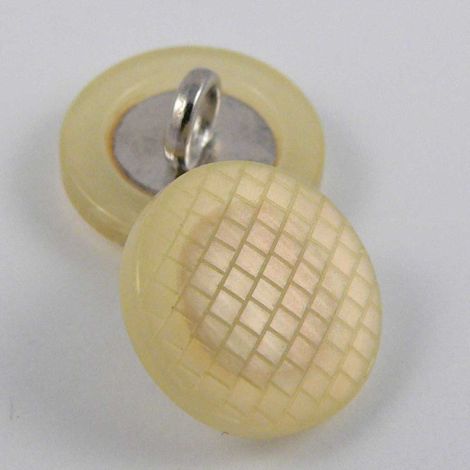 12mm Cream Pearl Shank Shirt Button