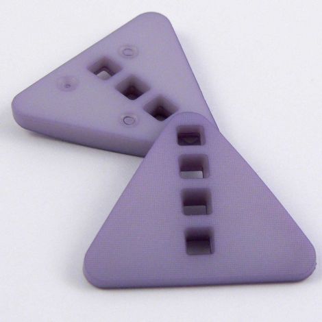 30mm Lilac 2 Hole Triangle Coat Button