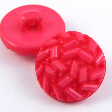 18mm Cerise Sprinkles Domed Shank Sewing Button