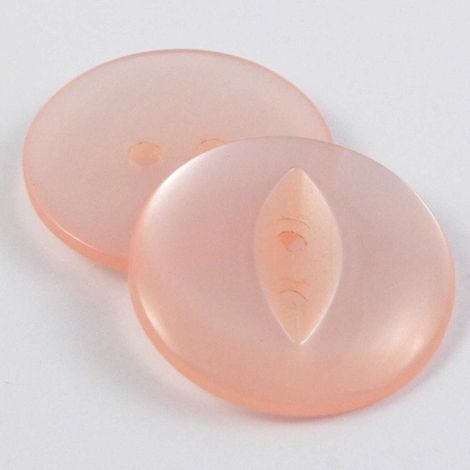 23mm Pearl Pale Pink Fisheye 2 Hole Sewing  Button