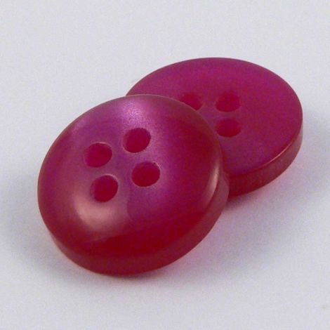 13mm Magenta Purple Pearl 4 Hole Shirt Button 