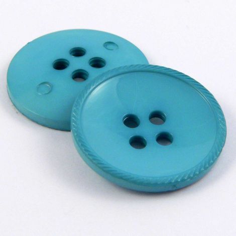 23mm Sea Green 4 Hole Coat Button