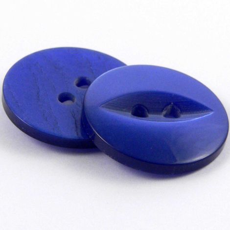 19mm Pearl Blue Fisheye 2 Hole Sewing  Button