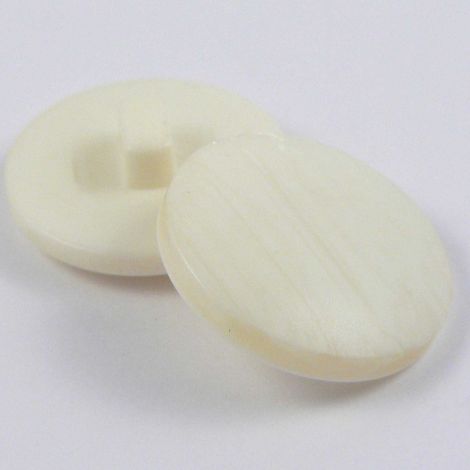 20mm Cream Iridescent Shank Sewing Button