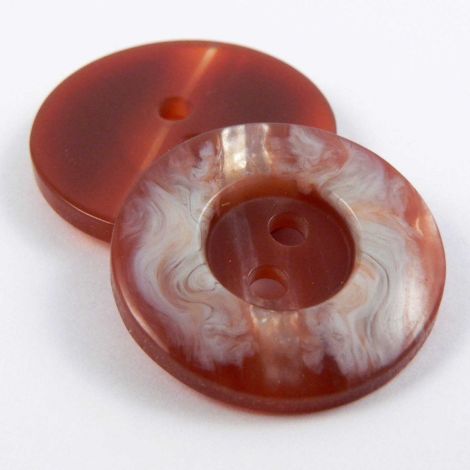 20mm Brown Iridescent 2 Hole Sewing Button