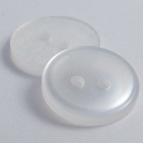 16mm Pearl Opaque 2 Hole Sewing  Button