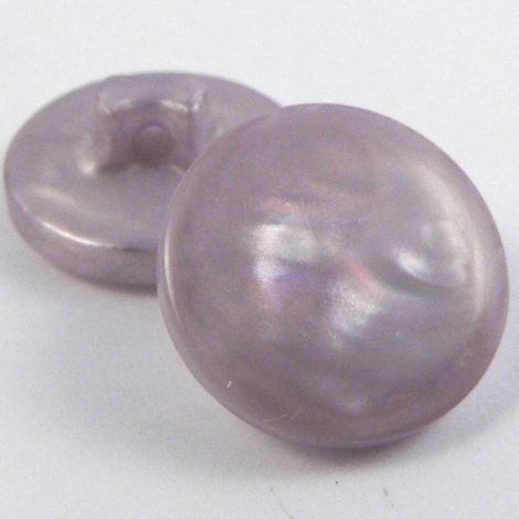 15mm Pearl Iridescent Grey Flat Shank Sewing Button