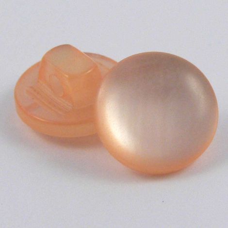 11mm Pearl Peach Flat Shank Sewing Button