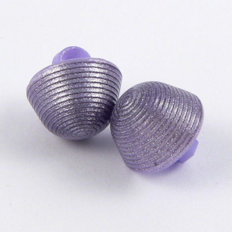 11mm Lilac Shimmering Deep Domed shank Sewing Button