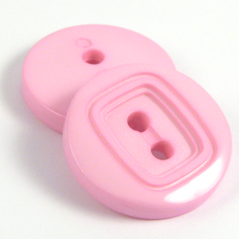 22.5mm Pink 2 Hole Sewing Button