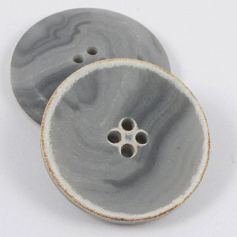 15mm Grey Marble Urea 4 hole Suit Button