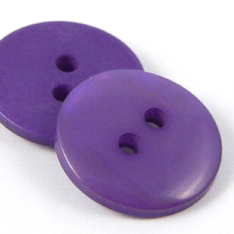 15mm MOP Effect Purple 2 Hole Sewing Button