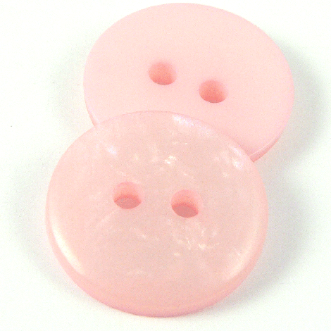15mm MOP Effect Pink 2 Hole Sewing Button