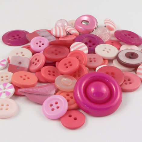 The Pink Collection Assorted 50g Button Pack