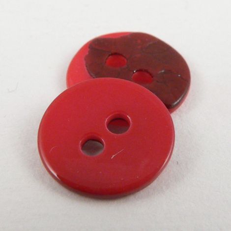 10mm Pinky/Red Agoya Shell 2 Hole Button