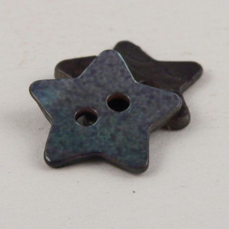 12mm Agoya Shell Lilac Star 2 Hole Button