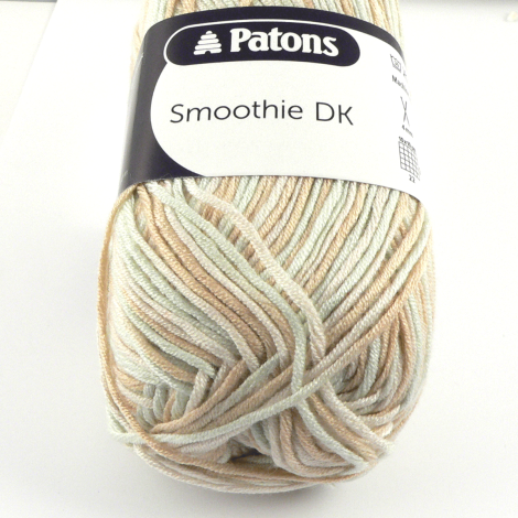 100gram Cream Mix Patons Smoothie DK 100% Acrylic Wool