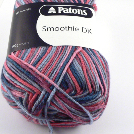 100gram Lilac Mix Patons Smoothie DK 100% Acrylic Wool