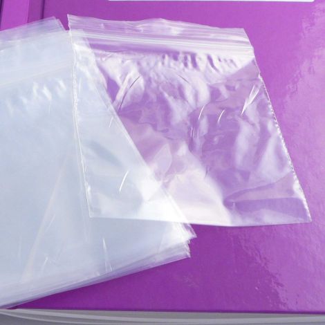 Gripseal Self Resealable Clear Polythene Plastic Size 3 Bags