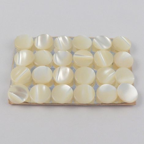 11mm Natural Vintage MOP Shell Shank Button  
