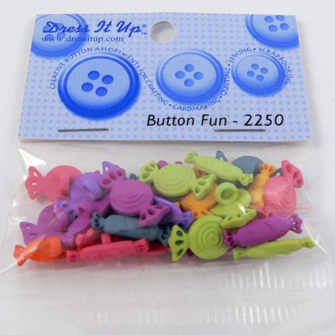 Vintage Dress It Up 'Button Fun 2250' Button Pack