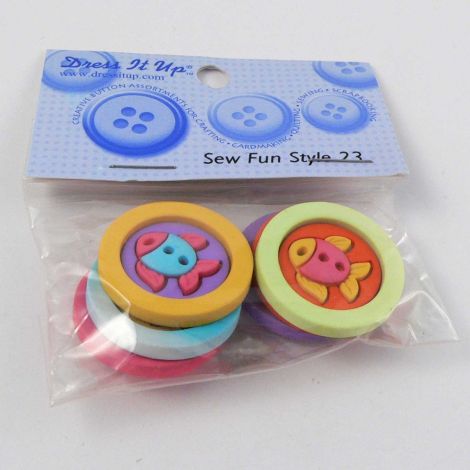Vintage Dress It Up 'Sew Fun Style  23' Button Pack
