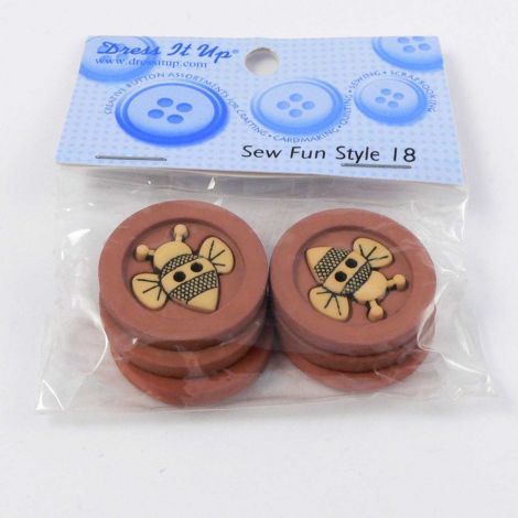 Vintage Dress It Up 'Sew Fun Style  18' Button Pack